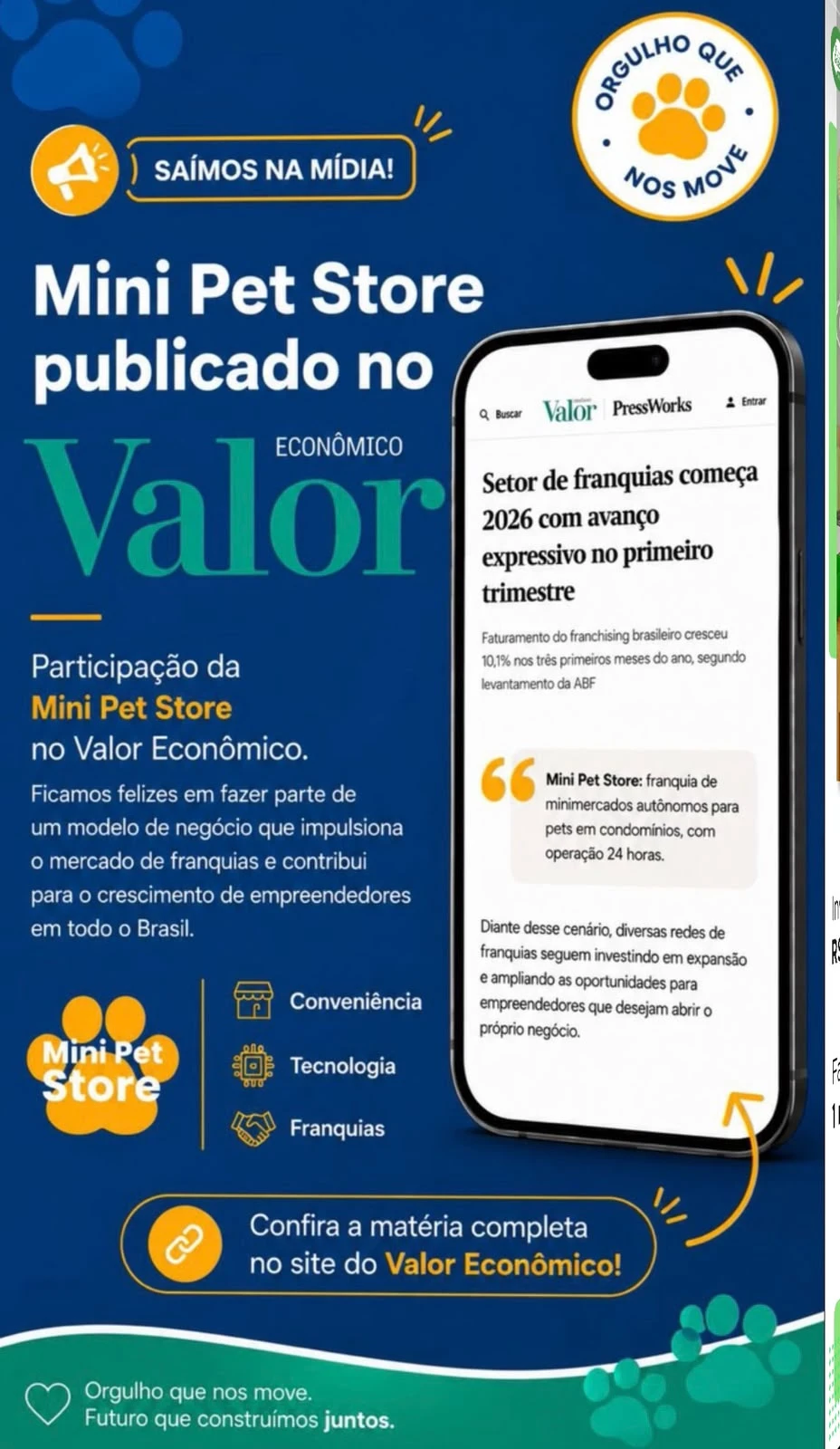 Matéria: Setor de franquias começa 2026 com avanço expressivo